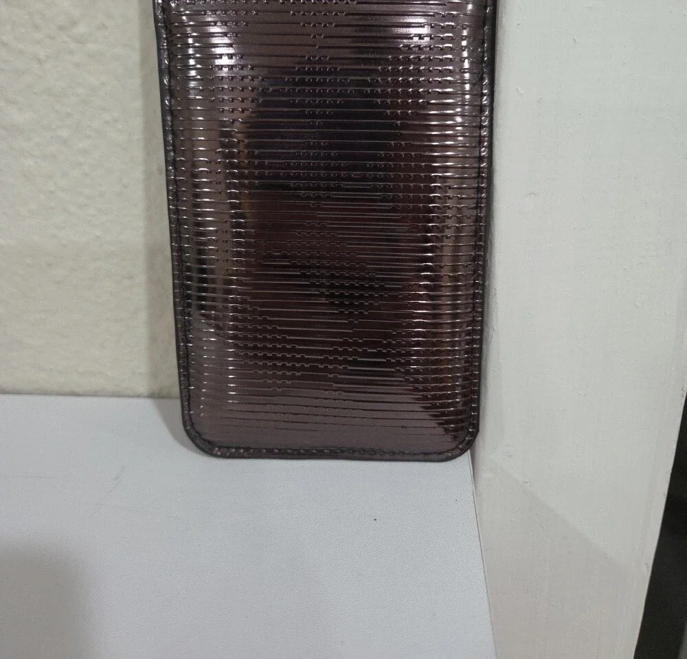Burberry Metallic Bronze Sleeve with Silver Charm